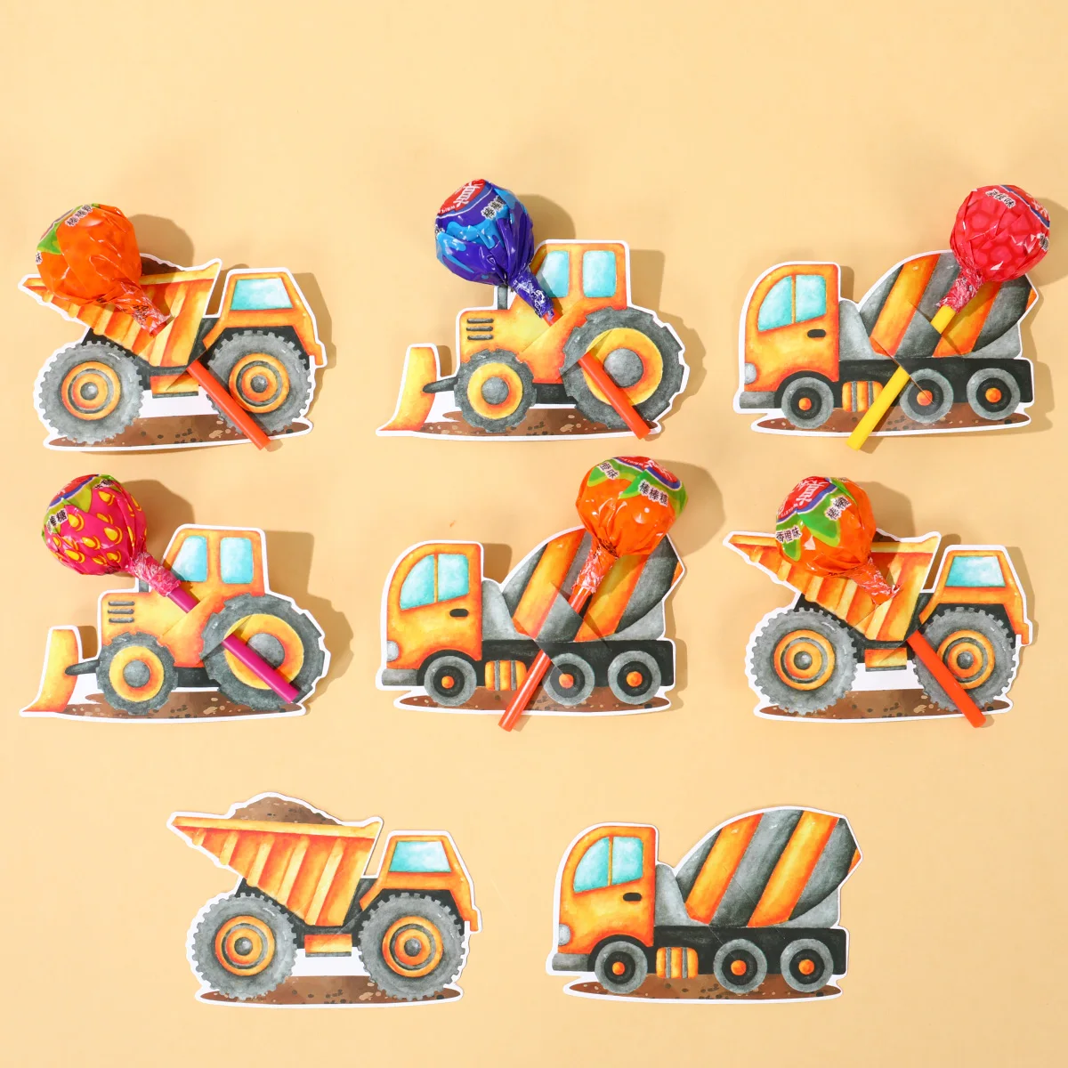 24/48 Uds insecto mariquita rosa púrpura mariposa soporte para paletas tarjetas paquetes de dulces para regalo del Día de los niños decoración de fiesta de cumpleaños - imagen 3