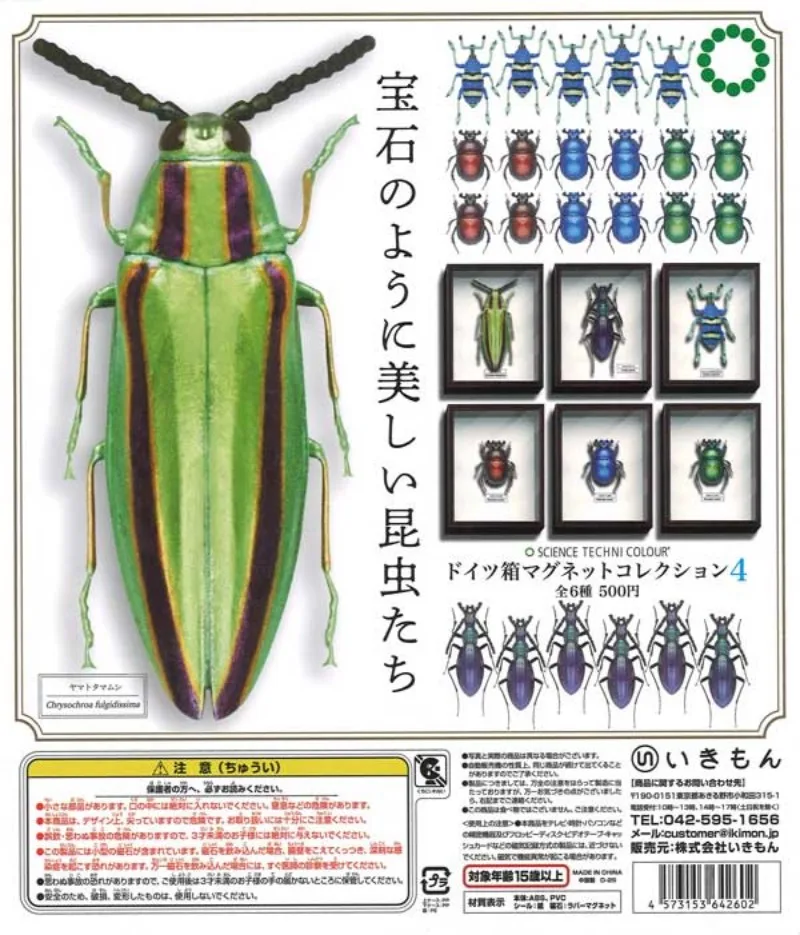 IKIMON imanes de insectos para caja sorpresa estilo alemán mini