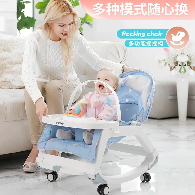 Mecedora ergonómica para bebé con acolchado suave y descanso seguro - imagen 4
