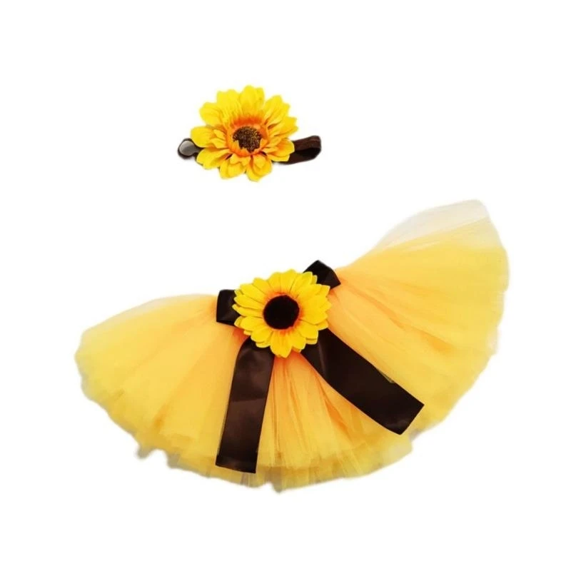 M76C fotografía disfraz ropa diadema y falda con lazo traje accesorios fotografía ropa para sesión fotos - imagen 3