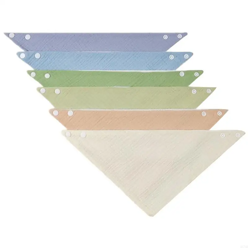 D7YD práctica toalla para bebé Baberos para recién nacidos cómoda tela crepé cómoda y larga toalla babeante para regalo para y