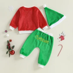 Tregren Conjunto sudadera y pantalón felpa para bebé y niña – Invierno
