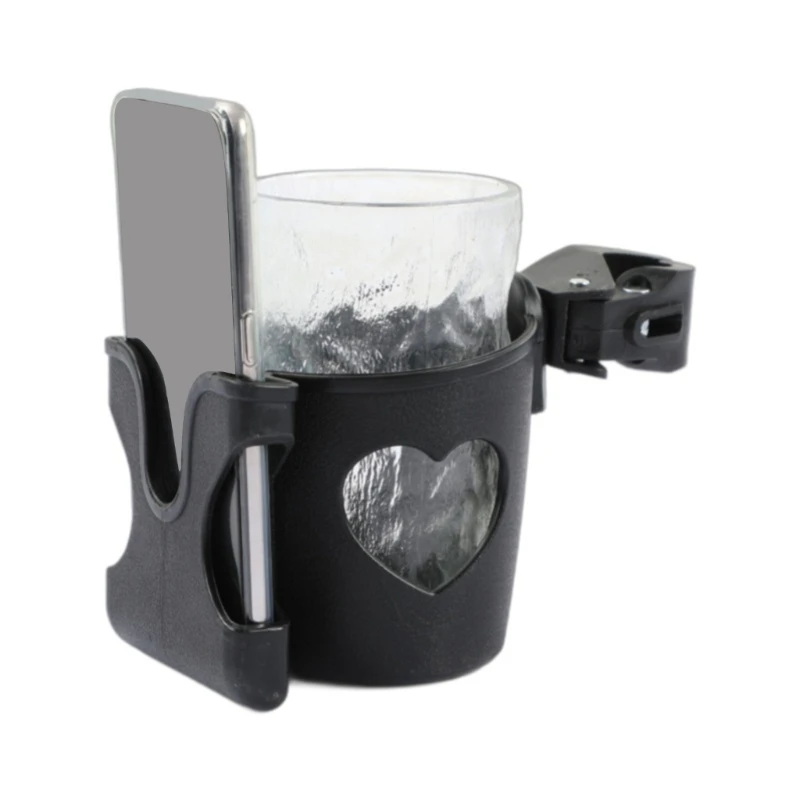 Portavasos portátil para cochecito con soporte para móvil - imagen 2