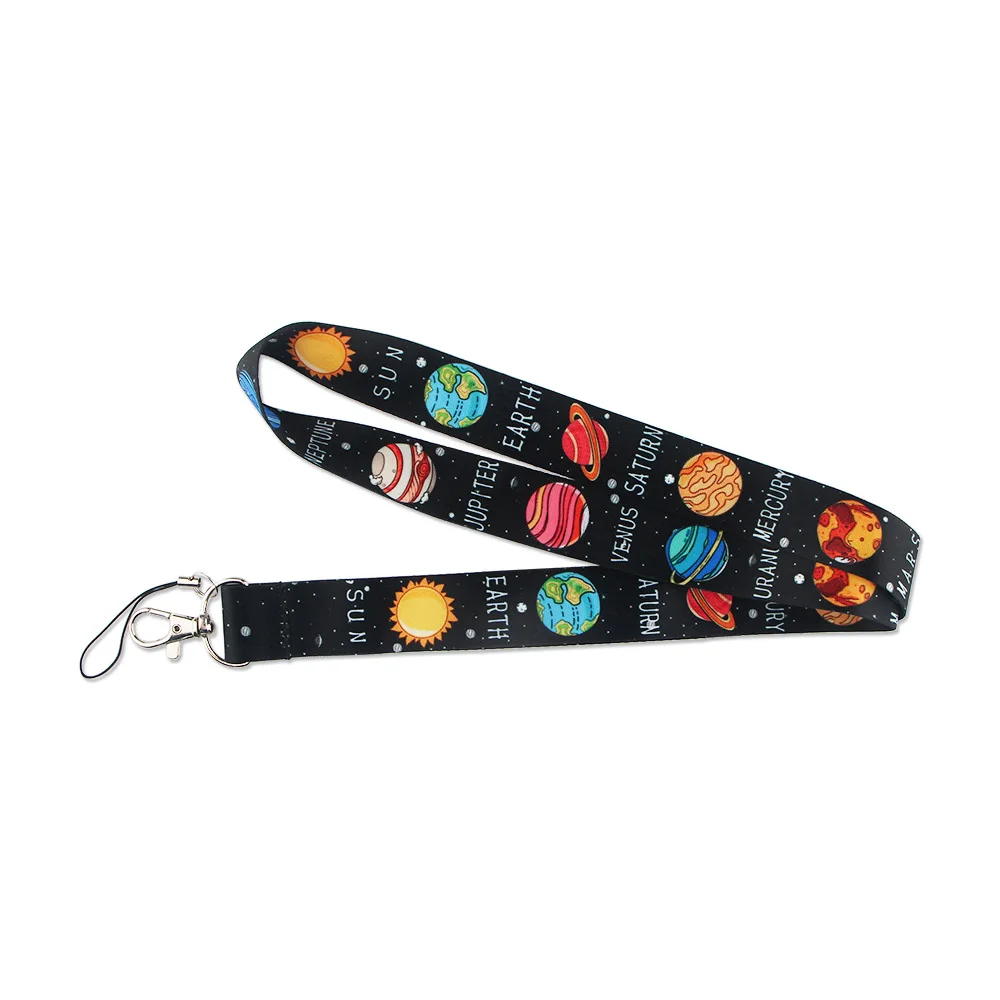 Portatarjetas con cordón para teléfono móvil, soporte para tarjeta de identificación USB, correa para llaves, etiqueta, cubierta para tarjeta de cuello con cordón para niñas