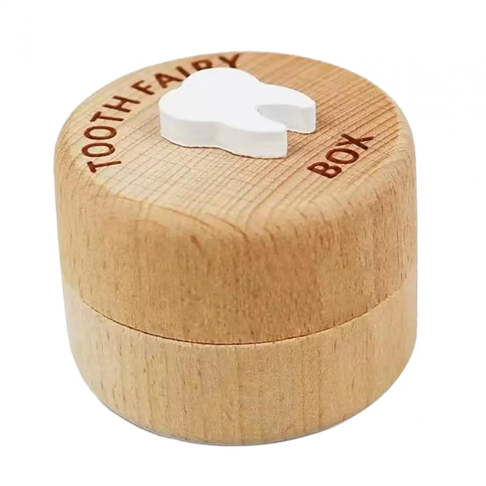 Organizador de almacenamiento de dientes de madera para Baby Shower, caja de memoria de recuerdo para niños, soporte para dientes perdidos - imagen 4