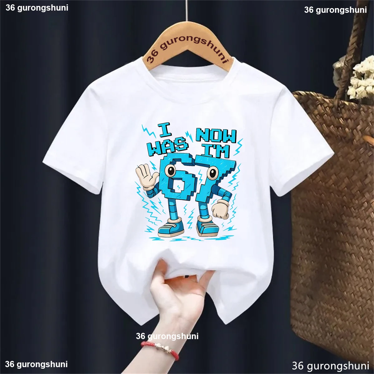 Brainrot Camiseta Yo Tenía seis Ahora Soy siete Regalo Cumpleaños - imagen 4