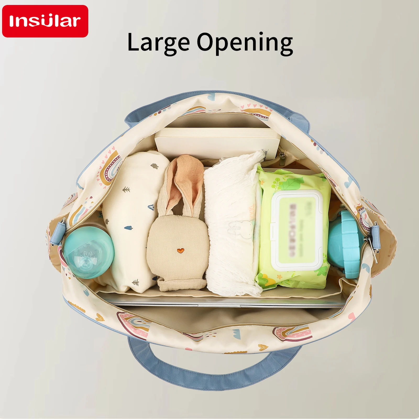 Bolso de mamá Oxford impermeable – gran capacidad viaje multifuncional - imagen 3