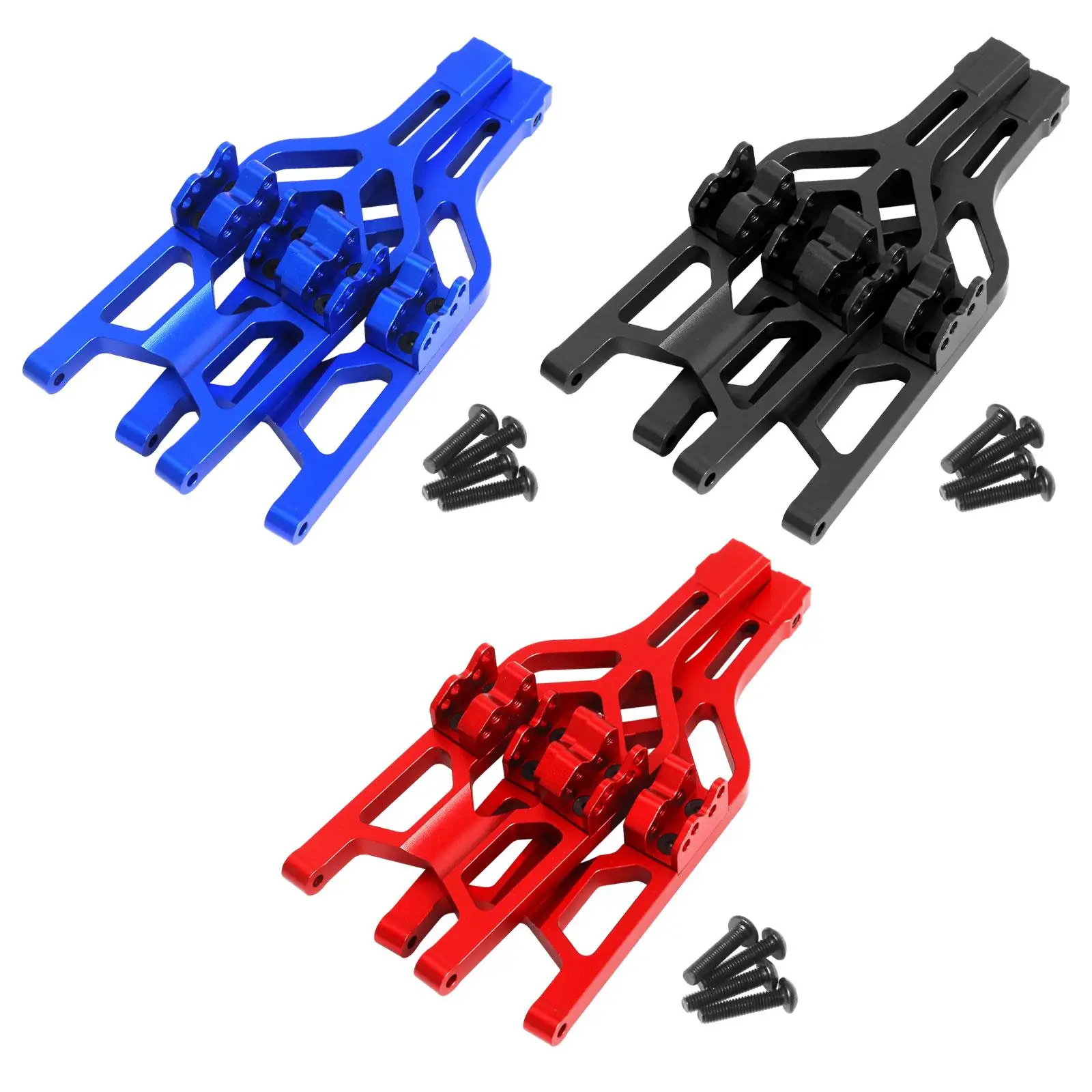 2Pcs 1/8 Scale RC Car Upgrades Part High Strength Reliable Replacement High Performance Front Rear Lower Suspension Arms