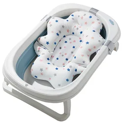 Asiento de baño para bebé con dibujos animados y hamaca ajustable