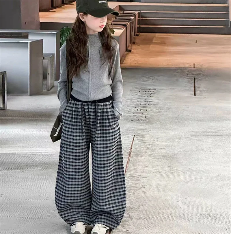 Conjunto de chaqueta y pantalón infantil para primavera - Cómodo