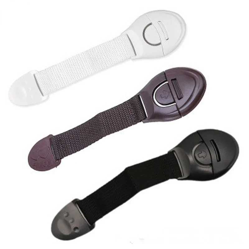 3 uds café negro blanco cerradura de seguridad para bebés gabinete para niños pequeños cajón refrigerador cerradura para niños correas de protección cerraduras