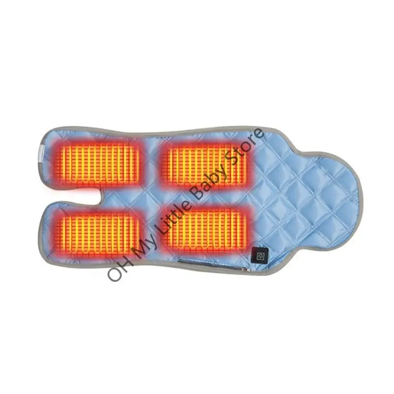 Alfombrilla calefactora esencial para invierno M76C, almohadilla calefactora para cochecito bebé, calentamiento rápido para - imagen 5