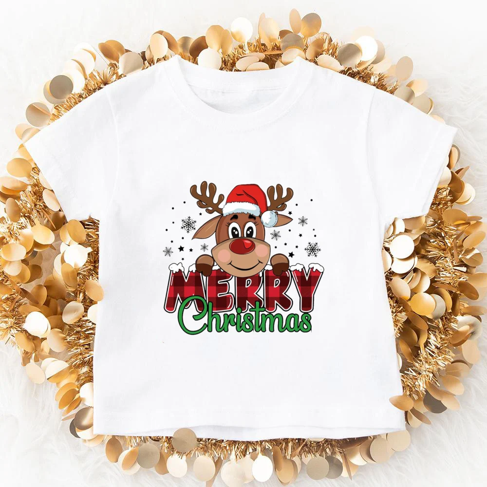 Feliz Navidad familia ropa a juego familia Navidad camiseta a juego mamá papá hija hijo bebé Tops camisa regalo de vacaciones - imagen 4