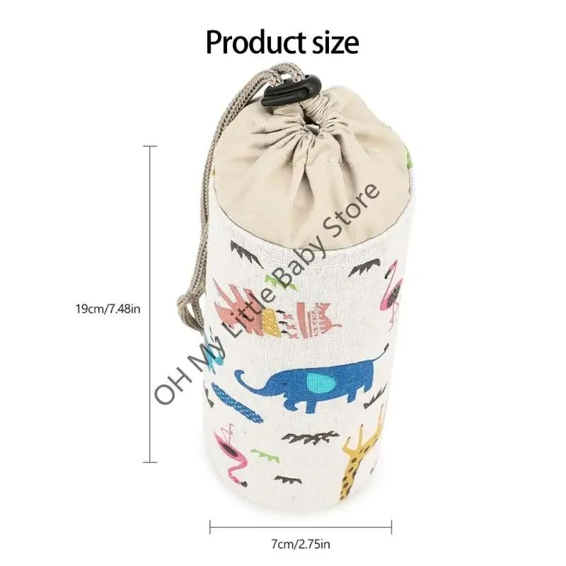 Bolsa transporte portátil con aislamiento térmico para biberón M76C, diseño ligero y fácil usar para viajes y actividades - imagen 5