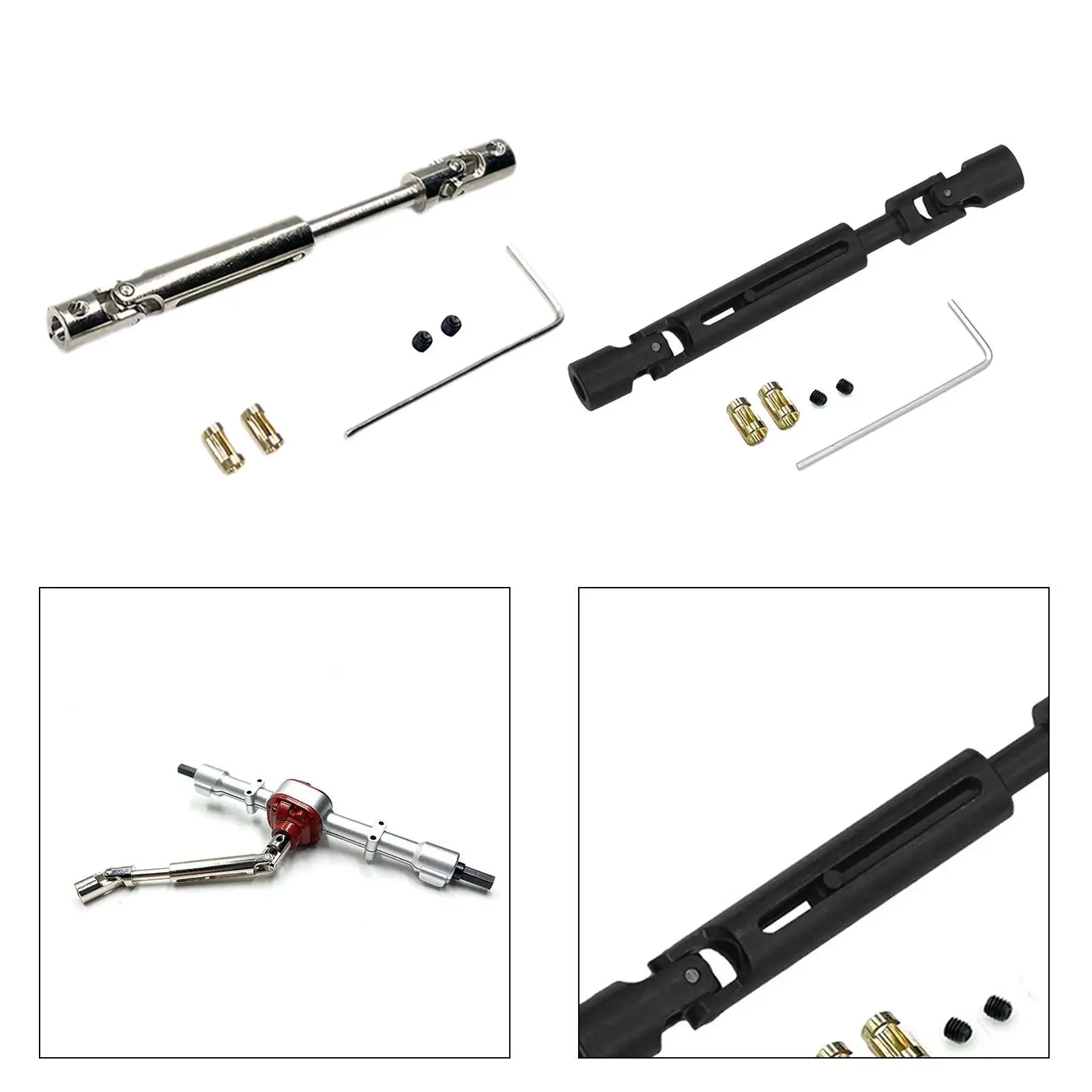 1/12 RC Car Drive Shaft Transmission Joint for Vehicles Hobby Model Truck