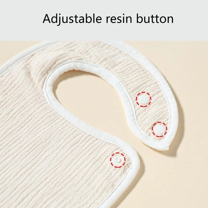 Babero para alimentar M76C, cómoda toalla para Saliva, paños para eructar sólidos para niños y niñas, Unisex - imagen 5