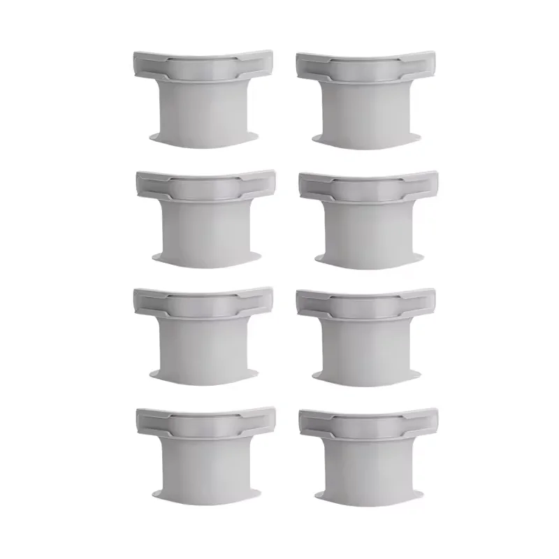 8pcs Silver