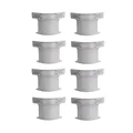 8pcs Silver