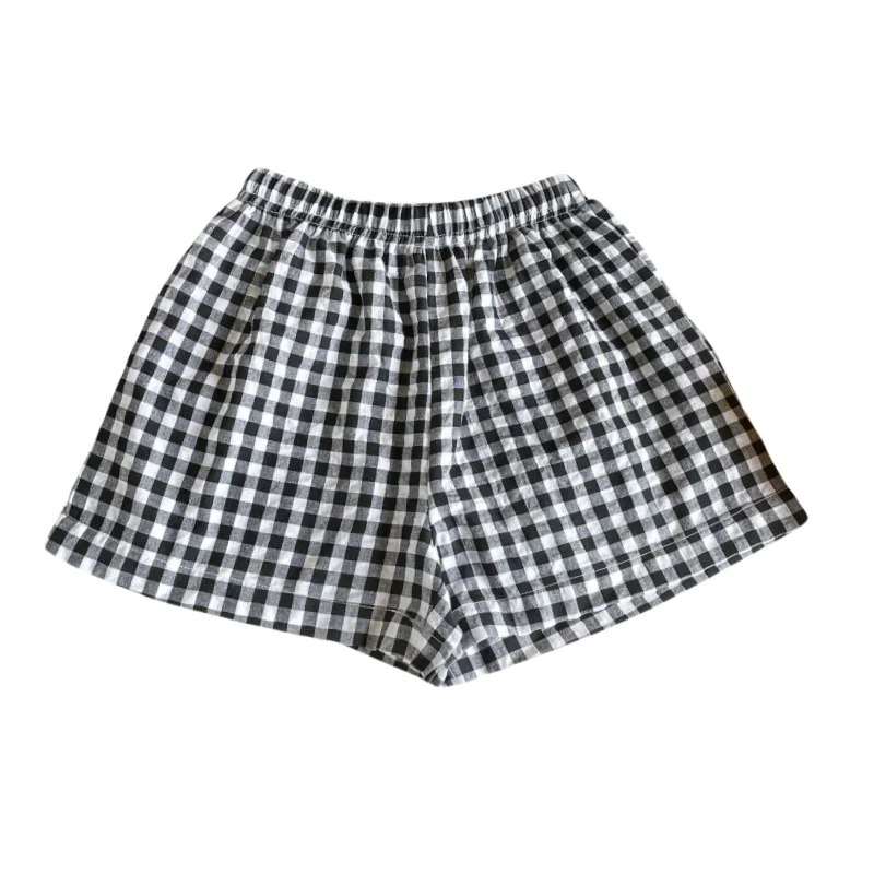 Shorts verano a cuadros para niña – Transpirables y frescos - imagen 2