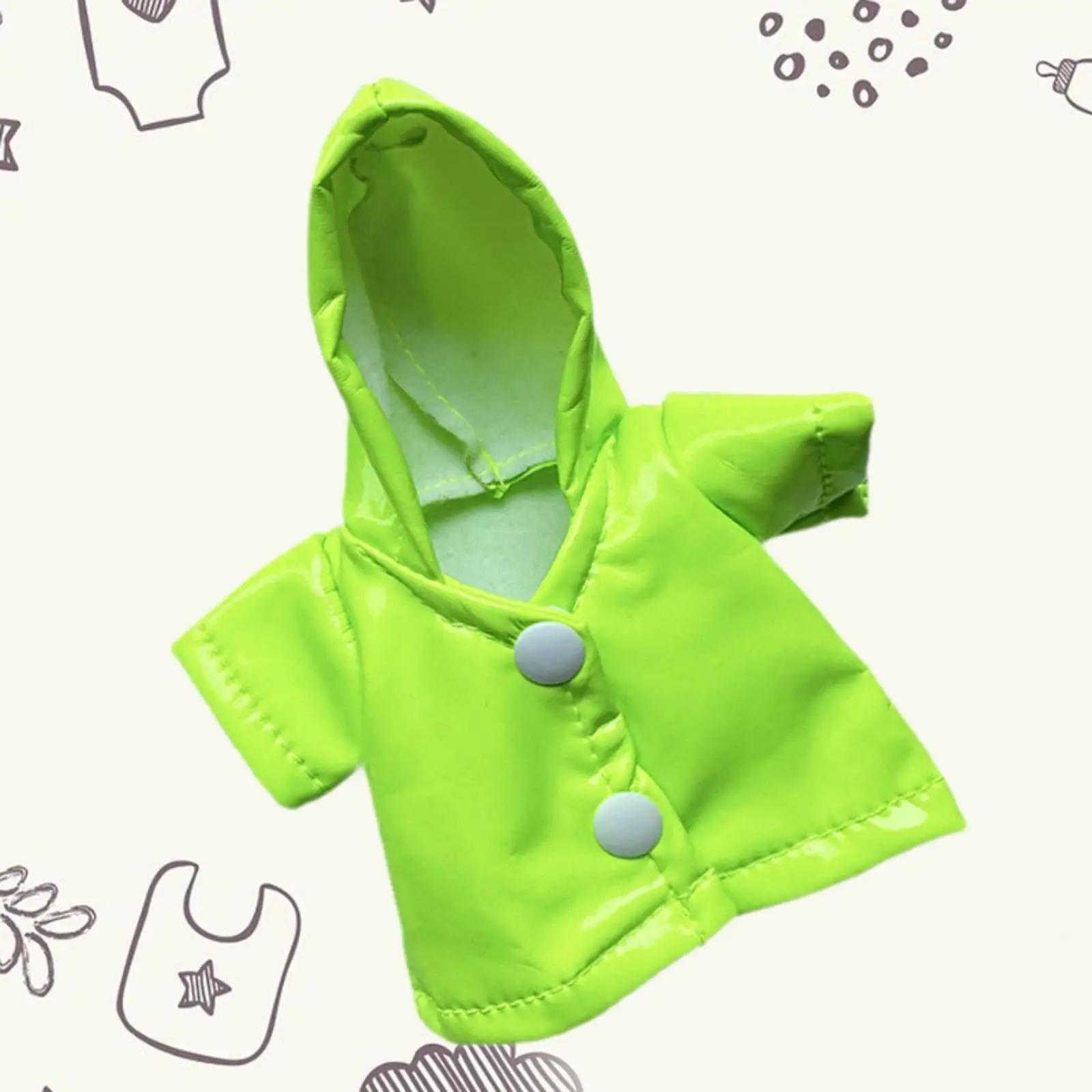 Stuffed Animals Clothes Cute Fashion Costumes Cute Comfortable Dress up Doll Raincoat Toys Accessories for Girls Gifts Kids