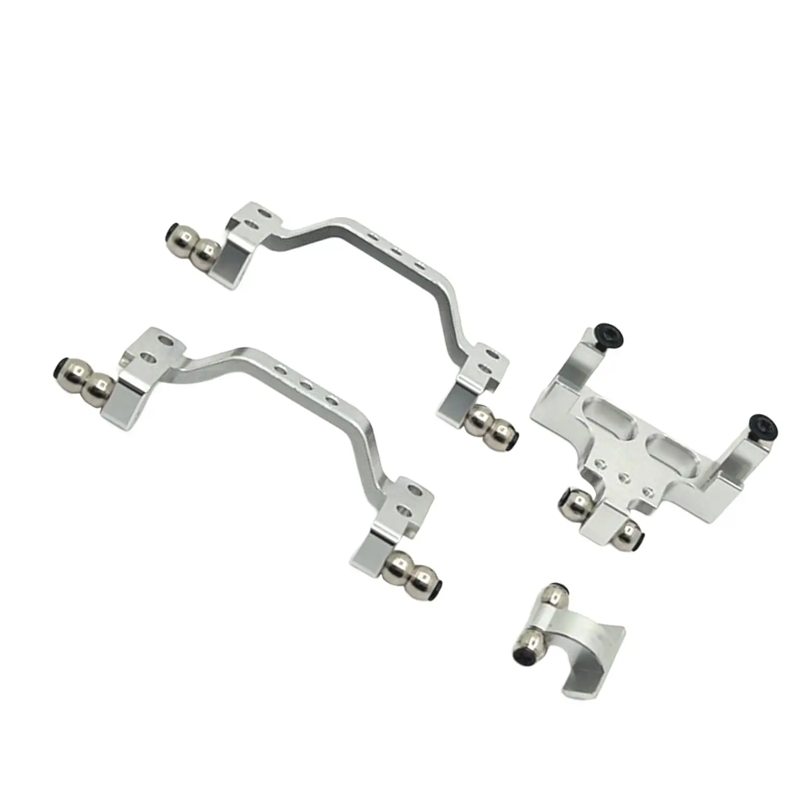 4Pcs 1:16 Servo Mount,Modified Steering Gear Holder,Metal,Modification,Replacement,Steering Gear Holder for C64,Professionals