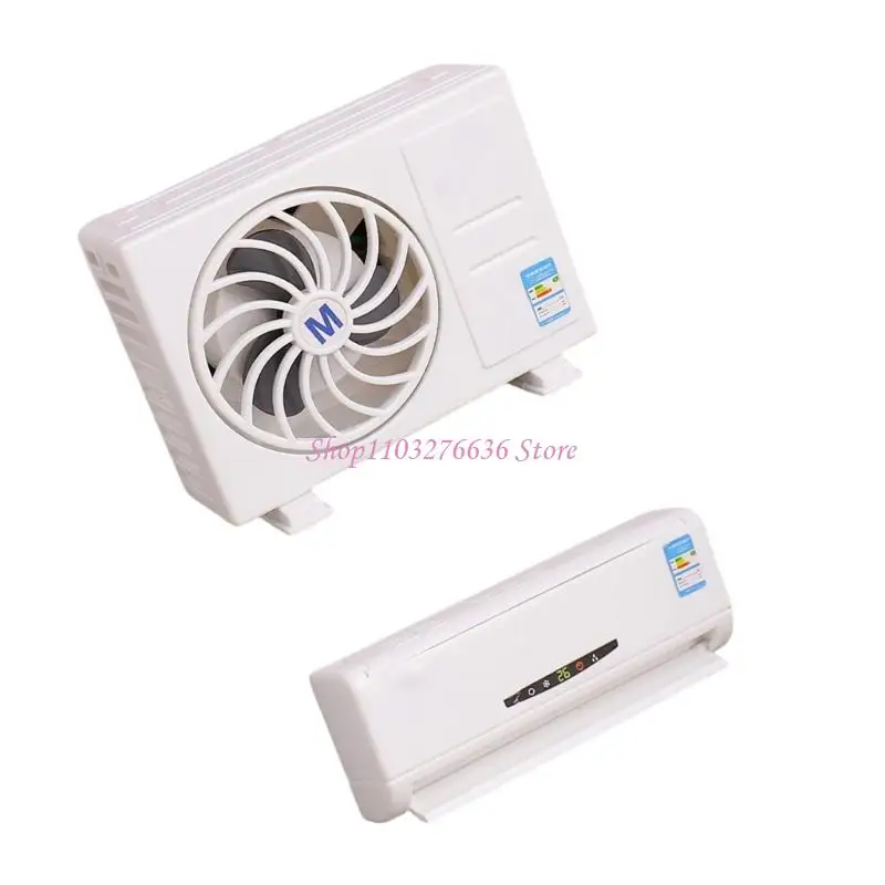 Mini aire acondicionado Solar seguro para niños R6FD, modelo para casas muñecas, juego creativo y actividad aprendizaje - imagen 3