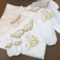 white and gold