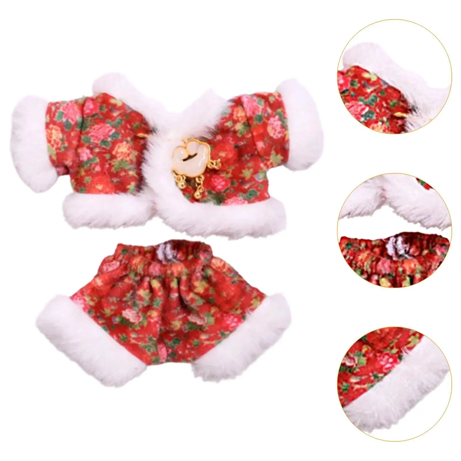 15cm-17cm Plush Doll Clothes Fashion Plush Doll Accessories Stuffed Animals Clothes Cartoon Doll Costume for Doll Accessories