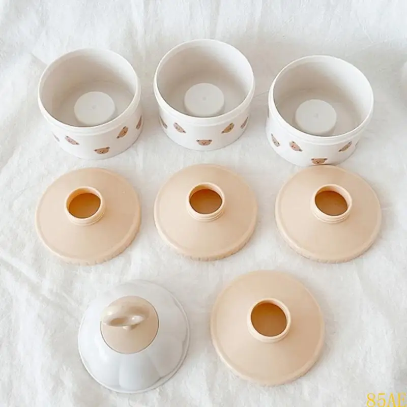 Caja dispensadora de fórmula para bebé, caja dispensadora de almacenamiento de aperitivos, contenedor dividido de alimentos secos portátil, estuche organizador para exteriores - imagen 2