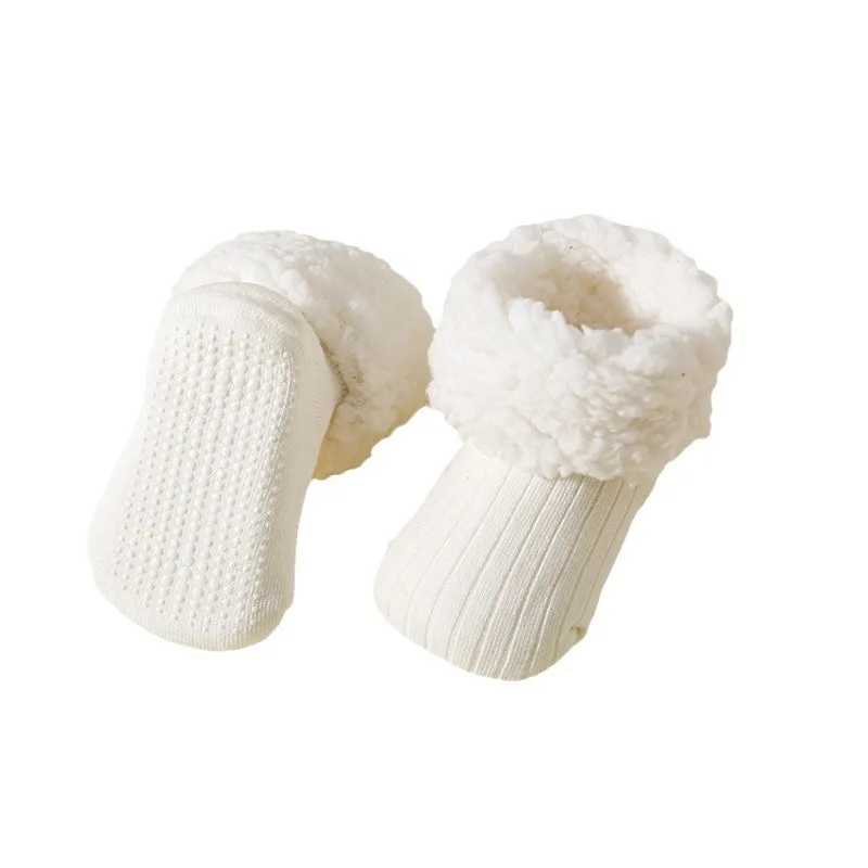 Calcetines forro polar térmicos para bebé - Algodón suave unisex