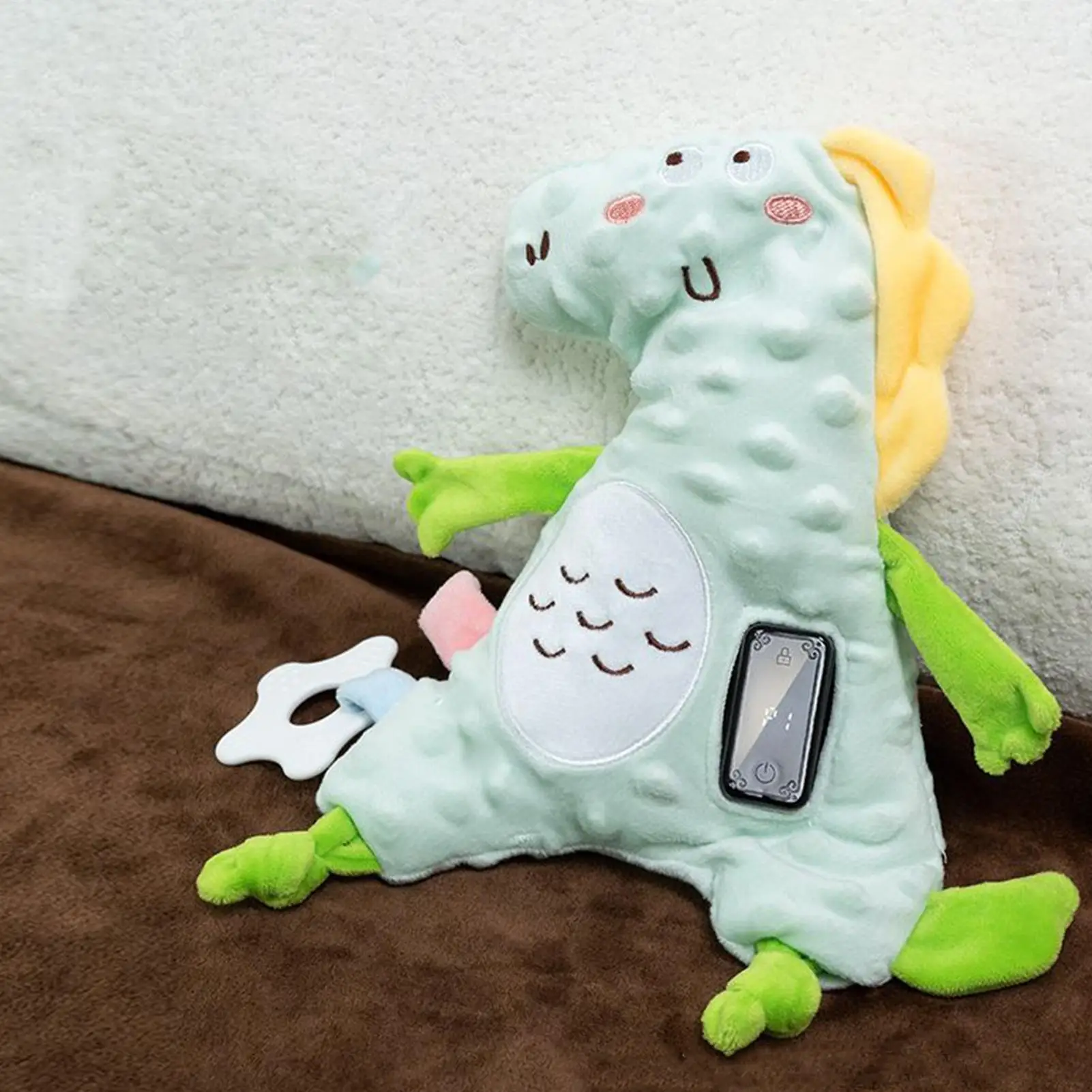 Juguete de golpeteo para bebé, ayuda automática suave y ajustable para dormir, compañero para bienestar, comodidad nocturna, cuidado del tiempo silencioso en el hogar