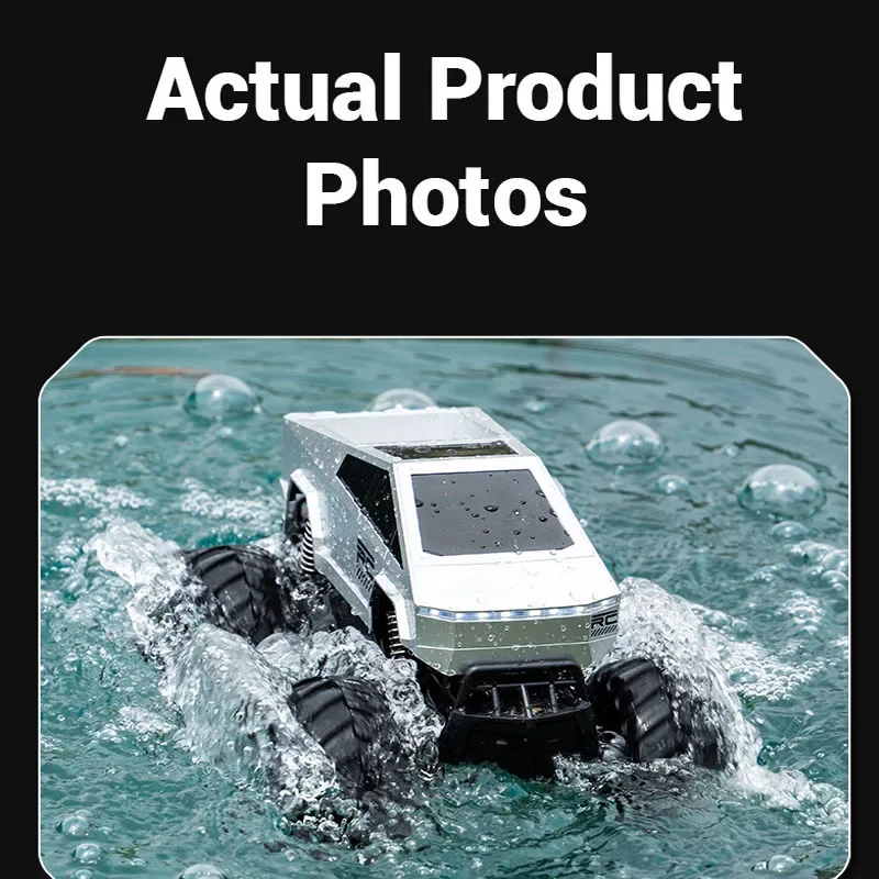 Coche anfibio Rc JJRC Q185 coche de alta velocidad 2,4G Control remoto todoterreno carreras escalada Buggy coches camiones juguetes para niños chico - imagen 2