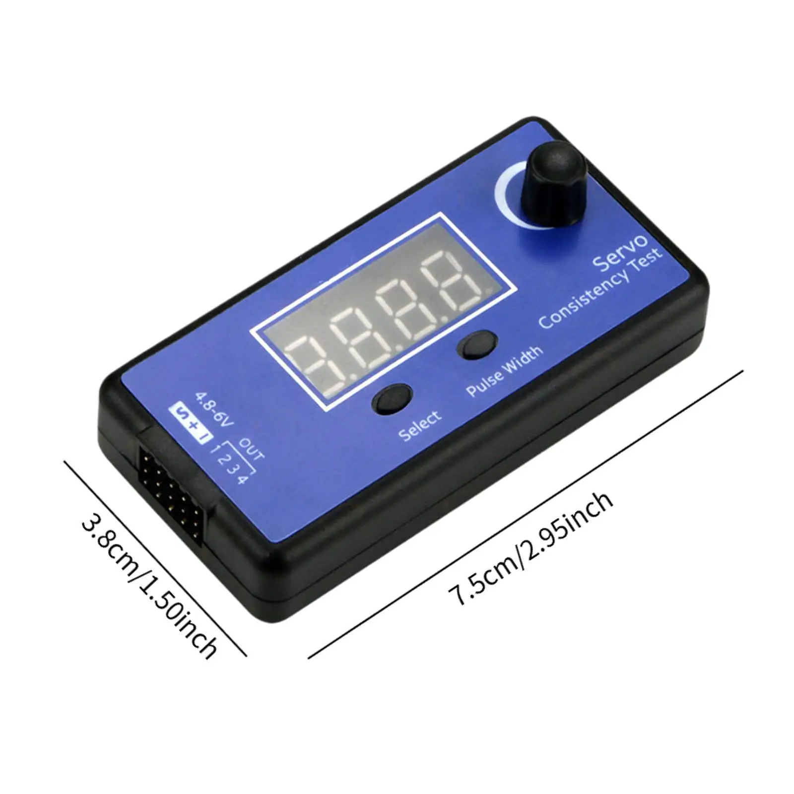 Digital Servo Tester Portable Accessory, Practical, Easy to Use ESC Consistency Tester High Accuracy Speed Controller for RC Car