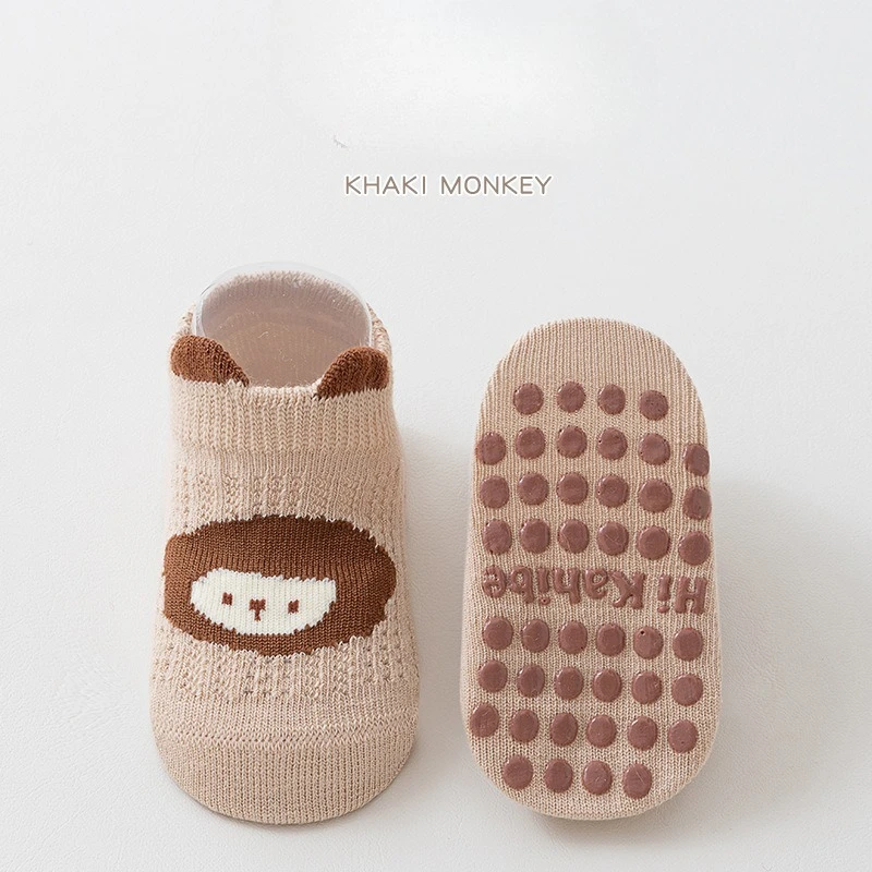 Calcetines bonitos de dibujos animados para bebé de 1 a 5 años, calcetines suaves antideslizantes de tubo medio, calcetines cálidos de algodón para invierno, calcetines bonitos para niños y niñas - imagen 4