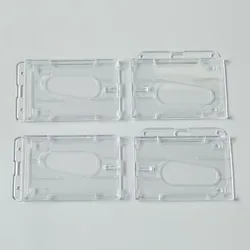 Portaidentificación infantil de plástico transparente para mochila