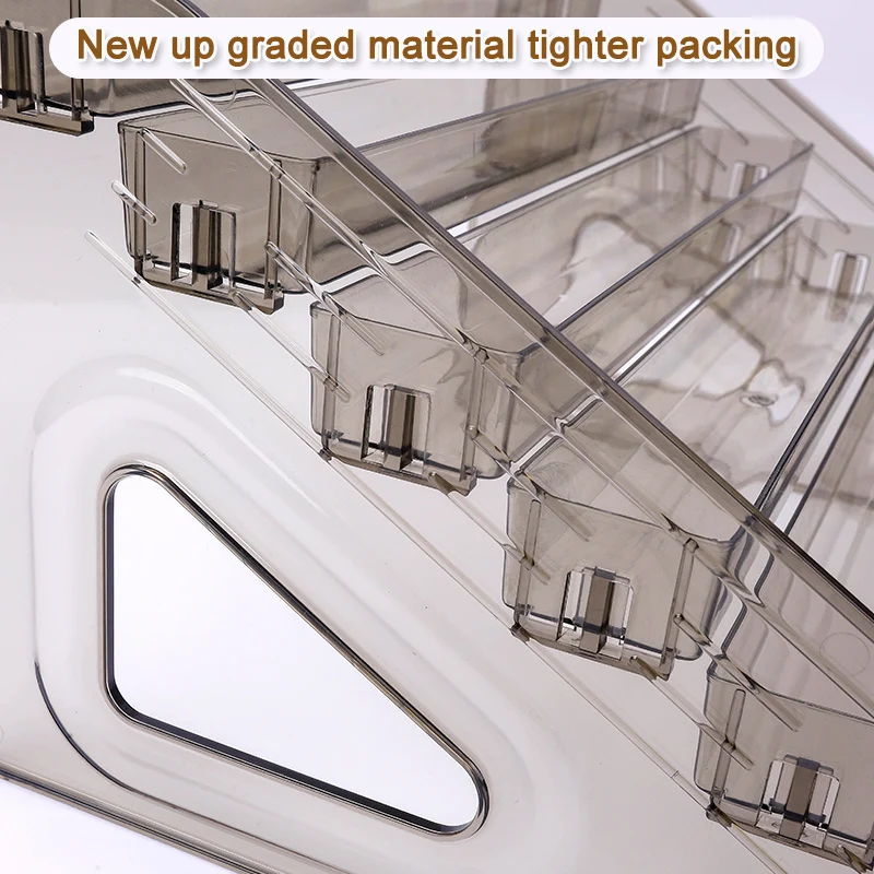 Estante de almacenamiento de adornos pequeños con escalera transparente, estante de almacenamiento multifuncional para exhibición de insignias, estante de exhibición acrílico, joyería, - imagen 5