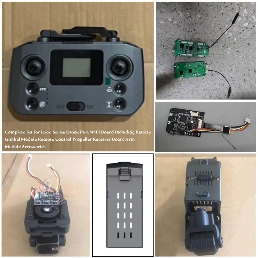 Accesorios completos para drone RC serie L600 – Negro - imagen 4
