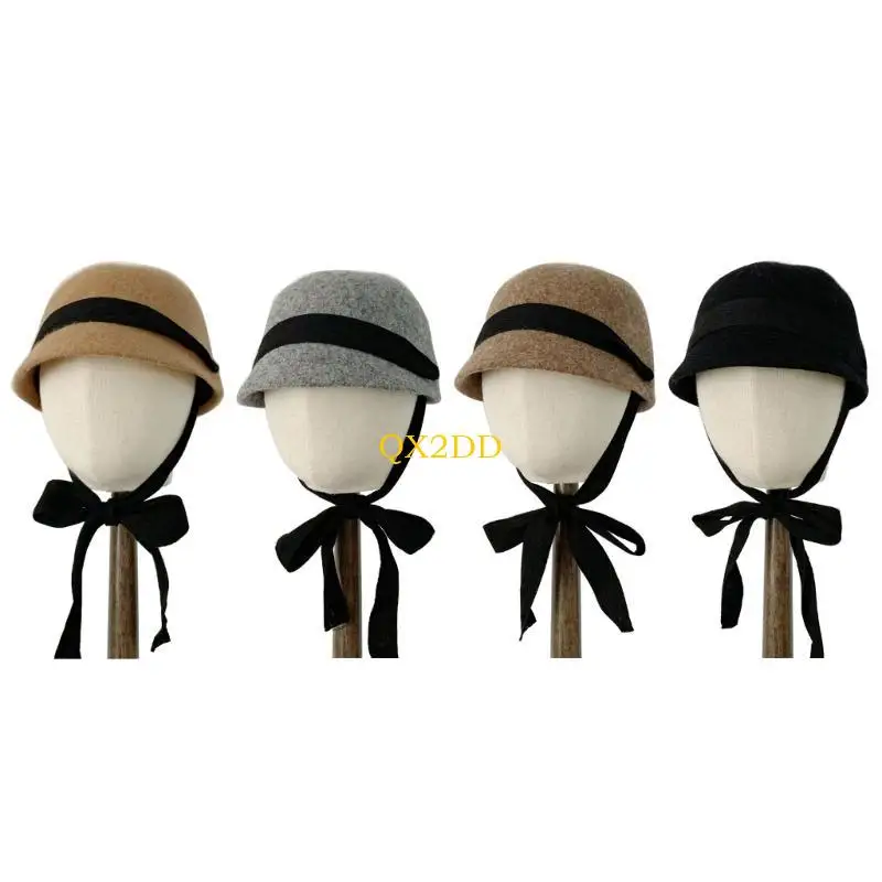 QX2D Gorra de equitación para niños 2-6 años, visera sólida, lana suave - imagen 2