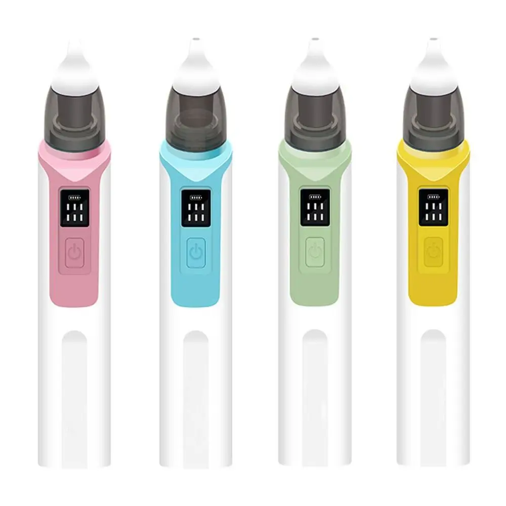 Aspirador Nasal eléctrico para bebé, inhalador Nasal silencioso con carga USB para bebé, extracción Nasal, rinitis, limpiador de nariz de seguridad para recién nacidos - imagen 2