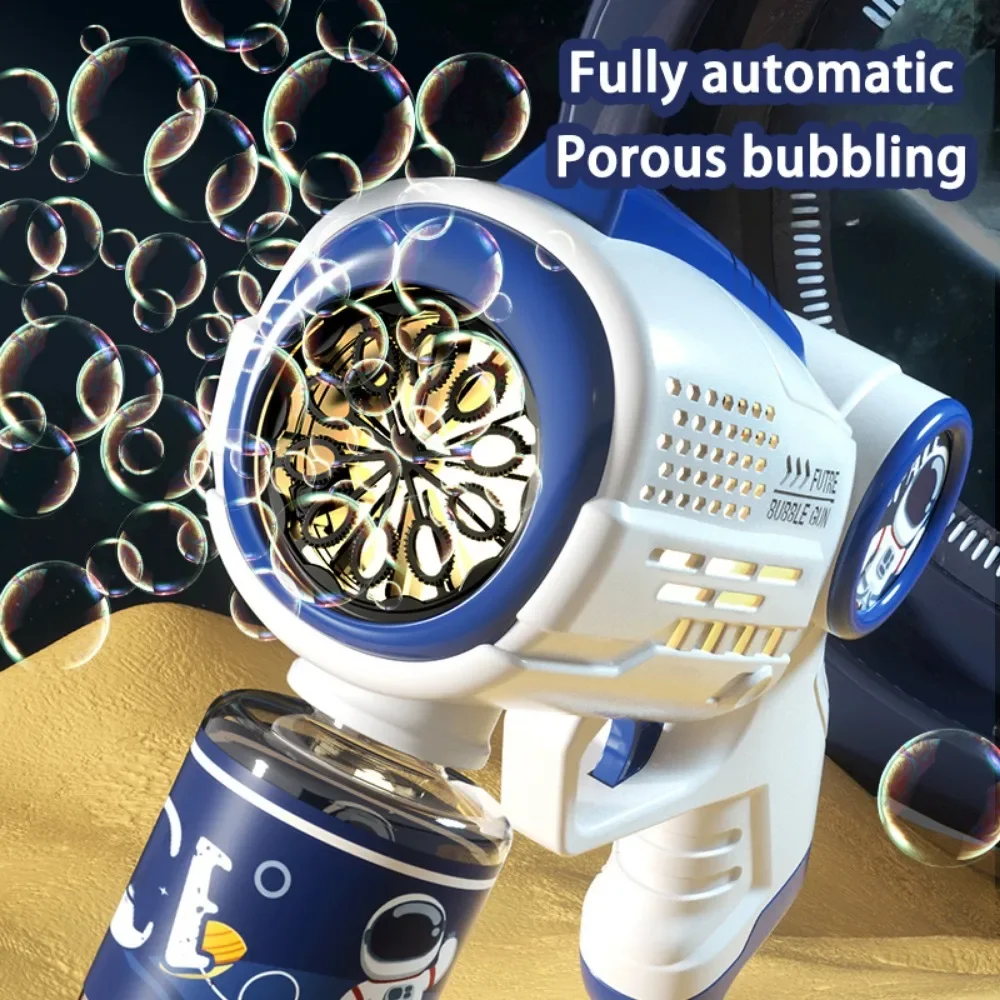 Pistola de burbujas astronauta eléctrica con luces – Juguete - imagen 5