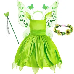 Vestido de disfraz de hada para niña – Sin mangas para fiestas y celebraciones