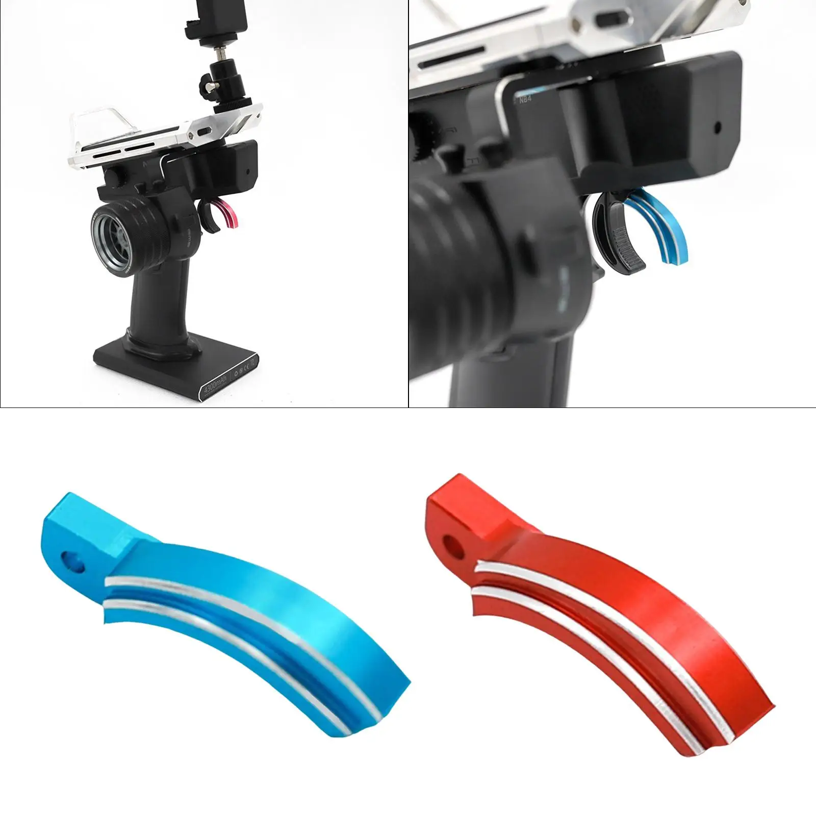 Car Throttle Trigger Controller Throttle Trigger Arm,High Performance Replace Parts Brake Rod,Aluminum Alloy for NB4 Pro