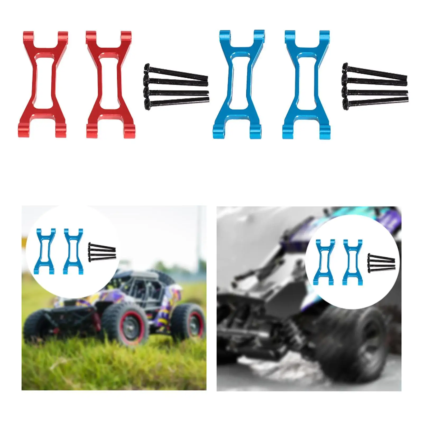 Juego de brazo oscilante superior trasero de aleación de aluminio, accesorios de actualización de alto rendimiento - imagen 3