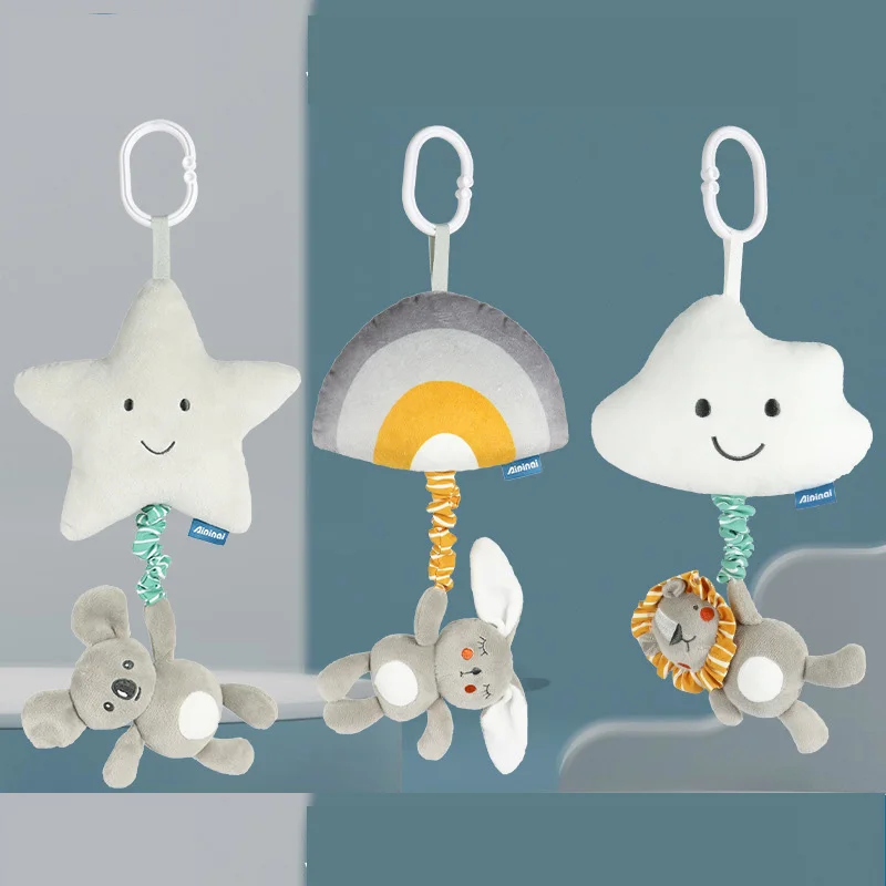 Móvil colgante cochecito peluche para cochecito de bebé – Desde nacimiento - imagen 3