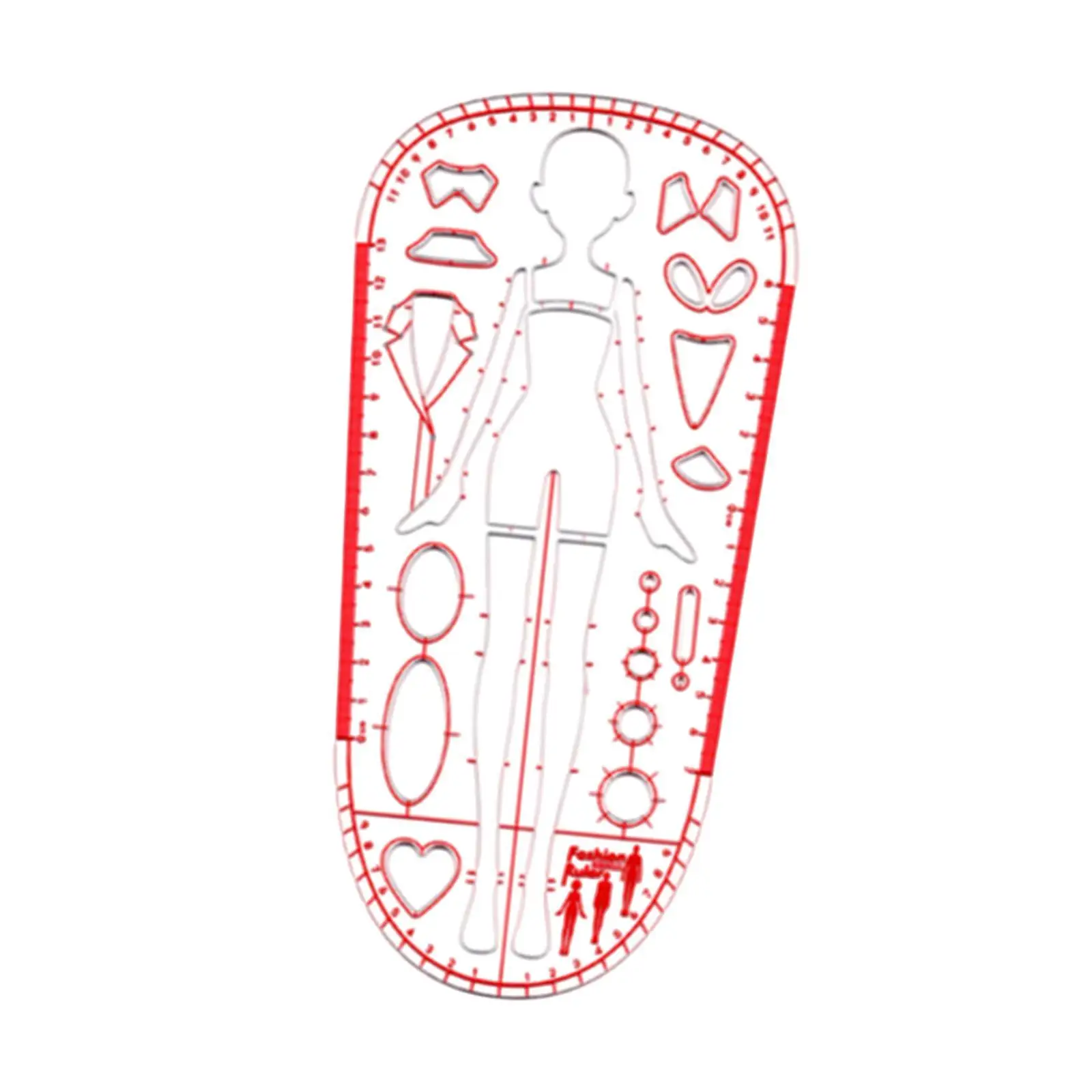 Fashion Drawing Template Ruler Lightweight Sewing Humanoid Patterns Design for Quilting Dressmaking Clothing Measuring Designers Fashion Drawing Template Ruler Lightweight Sewing Humanoid Patterns Design for Quilting Dressmaking Clothing Measuring Designers