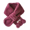 Rose red scarf