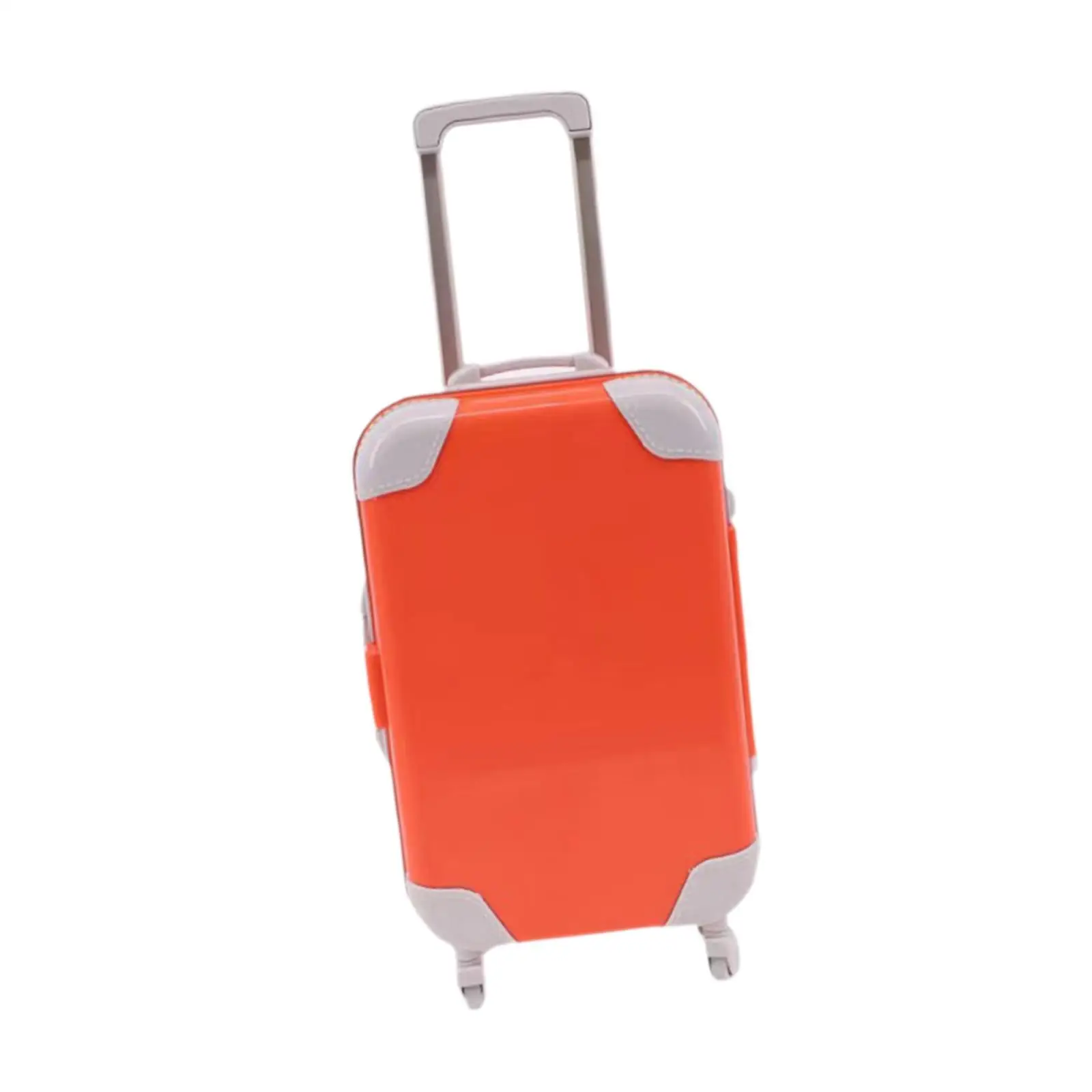 Girl Doll Accessory Suitcase Mini Travel Suitcase DIY Dress up Doll Toy for 18 inch Doll
