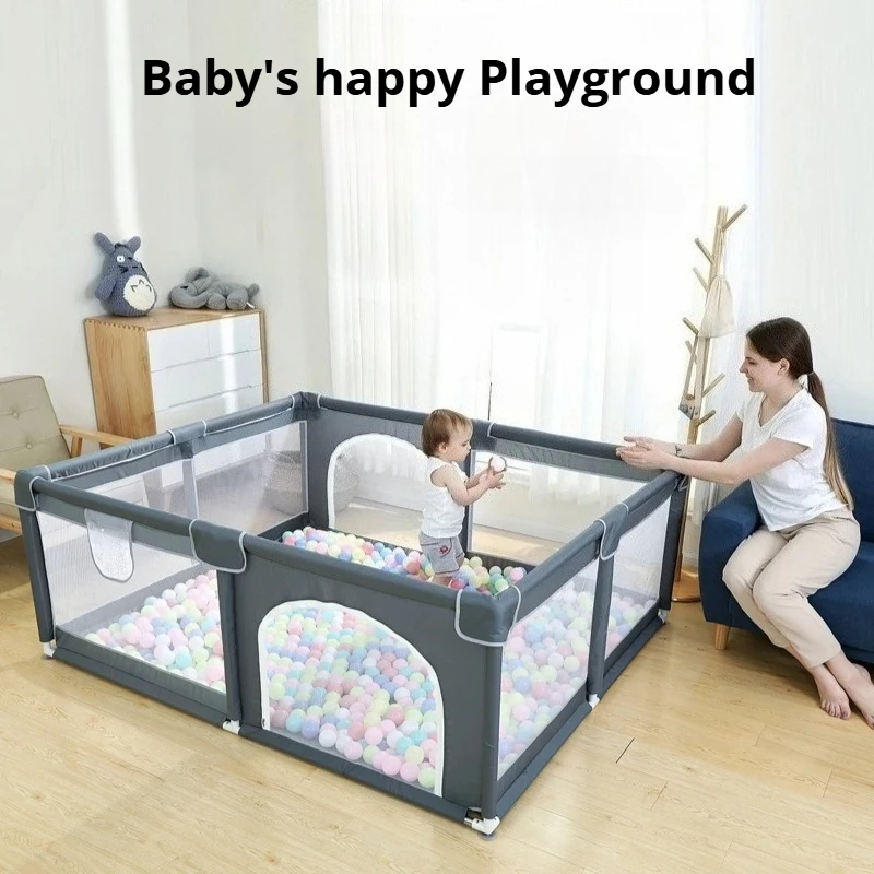 IMBABY corralito para bebés amplio y seguro, parque de juegos