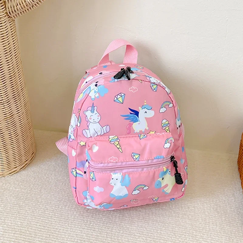 Mochila escolar infantil impermeable con unicornio y dinosaurio - imagen 5