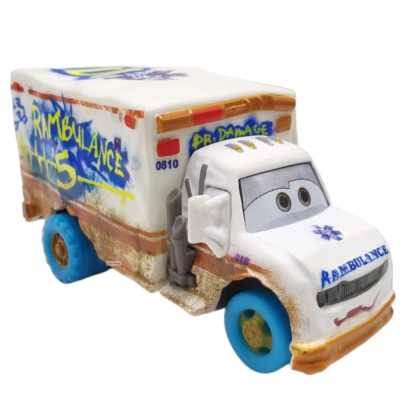 Disney Pixar Cars 3 Dr. Damage Rambulance Racing Mr. Arvy Car juguete para niños juguete de aleación modelo regalo para niños - imagen 4